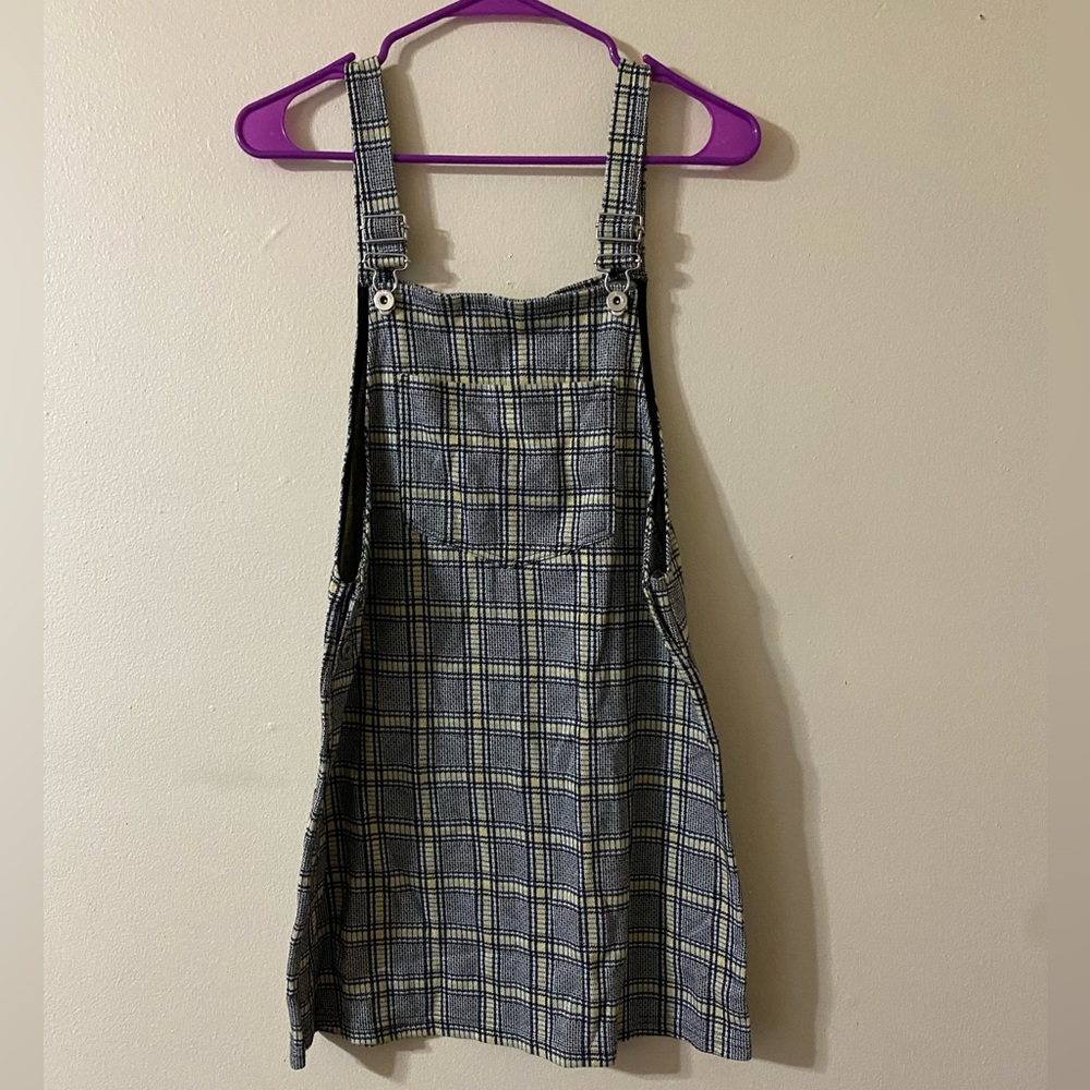 Divided H&M tartan plaid dress size 8